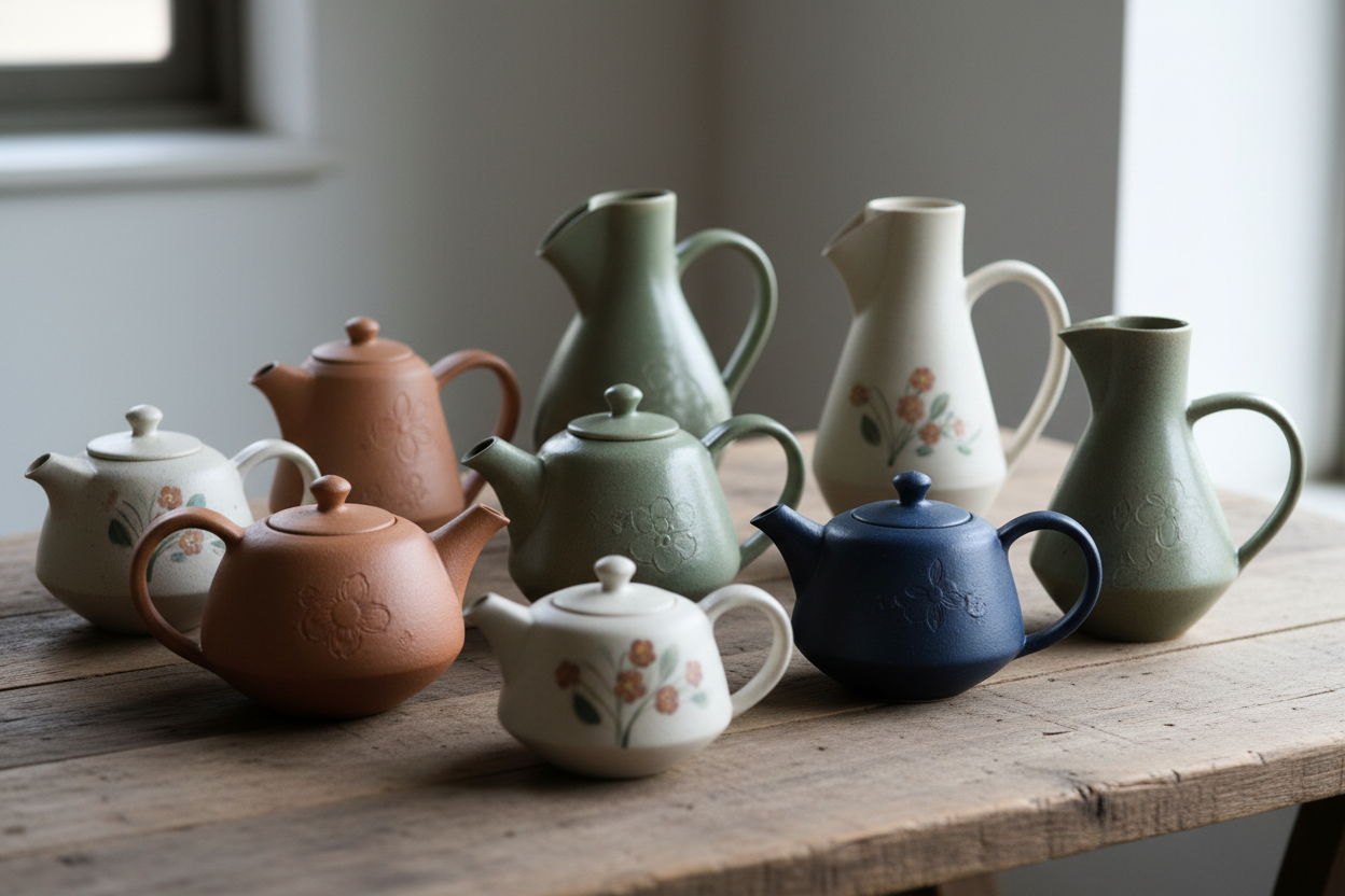 Handmade Ceramic Teapots
